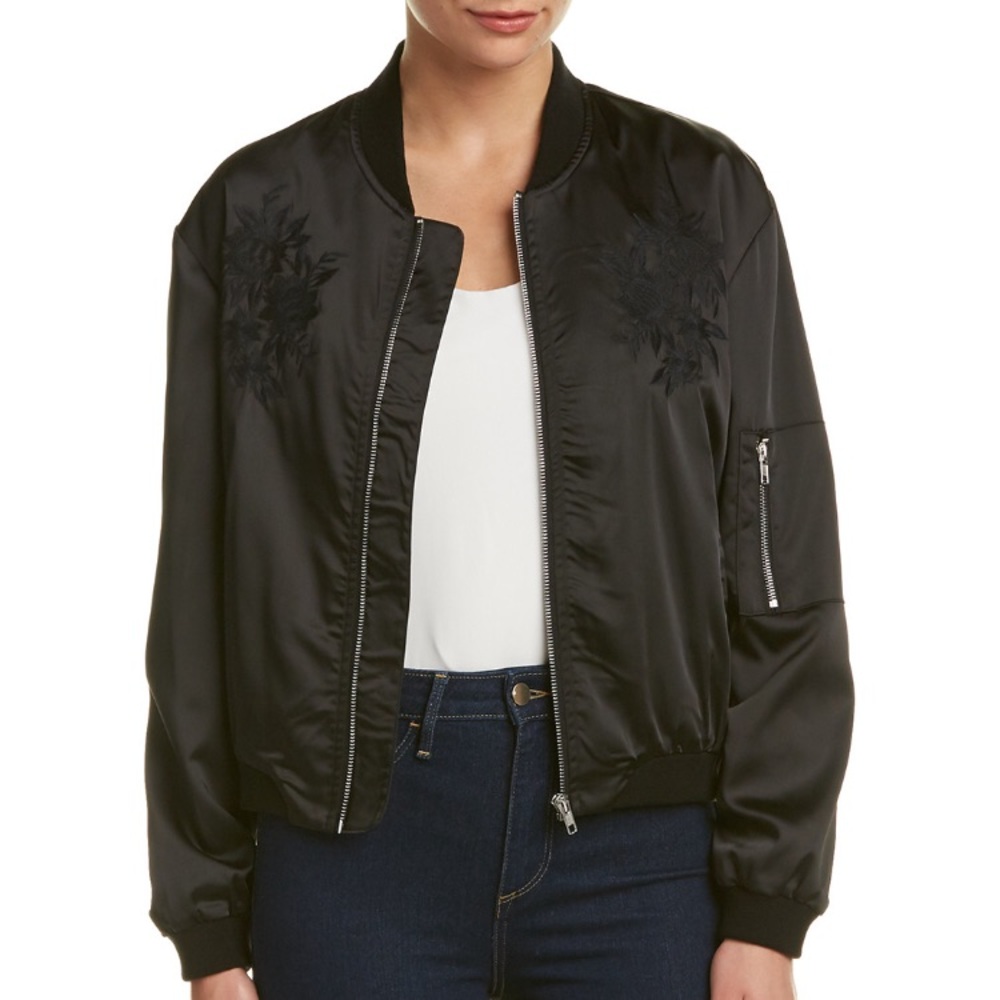 NWT • Lunik • Embroidered Bomber Jacket